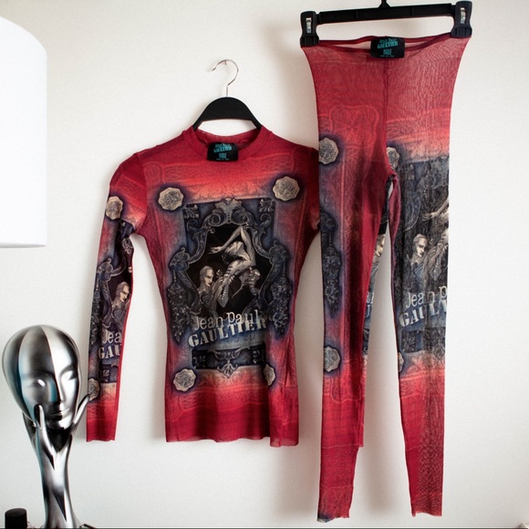 Jean Paul Gaultier Pants - ‼️SOLD‼️Vtg JEAN PAUL GAULTIER ‘95 TOP PANTS SET